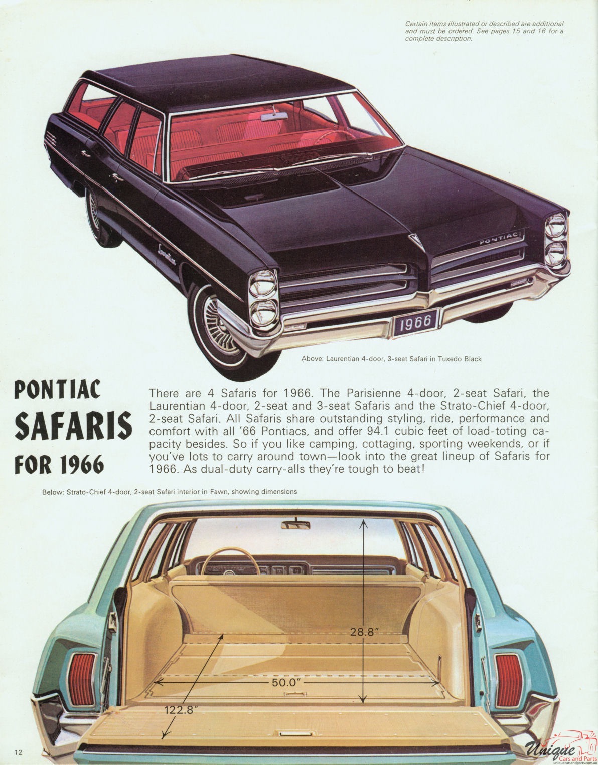 1966 Pontiac Canada Brochure Page 12